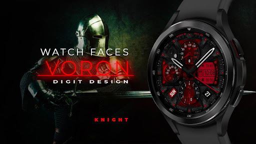 Android application VORON Knight Hybrid Watch Face screenshort