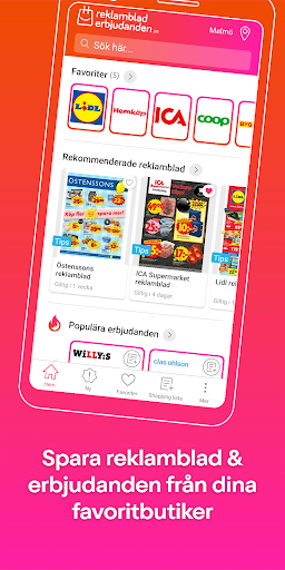 Reklambladen och erbjudanden Screen 2