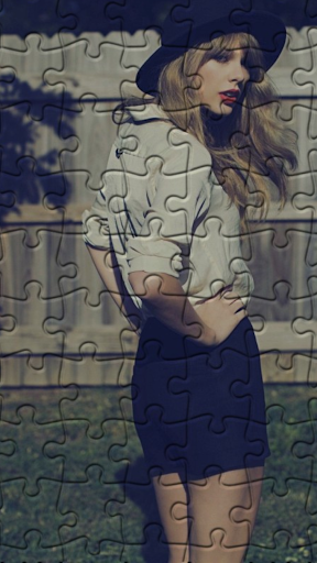 Taylor Swift Gray Jigsaw Puzzles