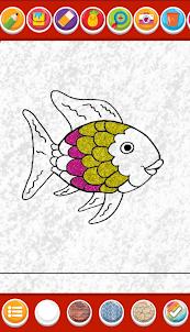 ornamental fish coloring book