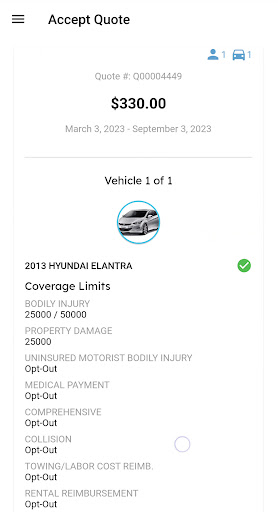 InsureScan Agent Screen 3