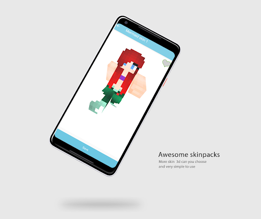 Android application Mermaid Skins for Minecraft screenshort