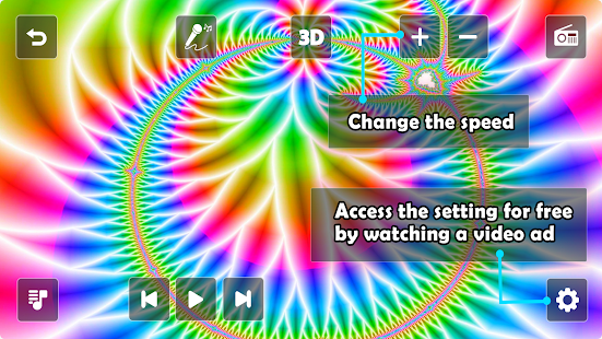 Astral 3D FX Music Visualizer Tangkapan layar