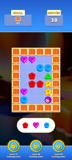 Android application Geometric Color Block screenshort