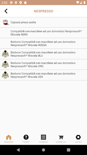 Android application Ciprietti Vending screenshort