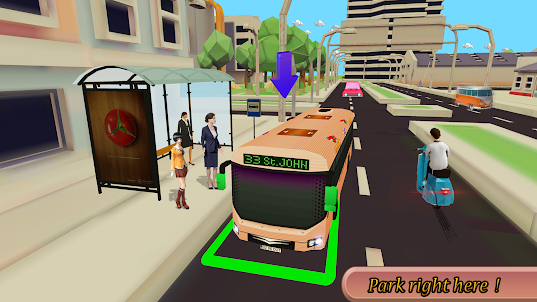 Jogo de condução de ônibus da