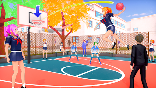 Anime School Girl 3D Life Game