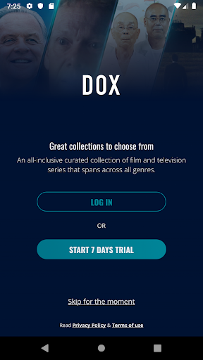 Android application DOX screenshort