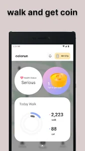 COLORUN - game with walking