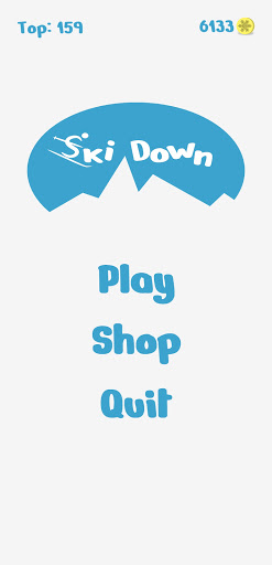 Android application Ski Down 2D screenshort