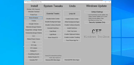 Win10 Optimizador Screen 3