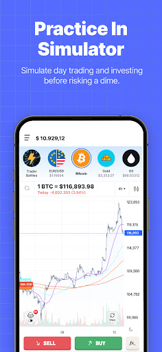 Screenshot of Trading Game - Stock Simulator