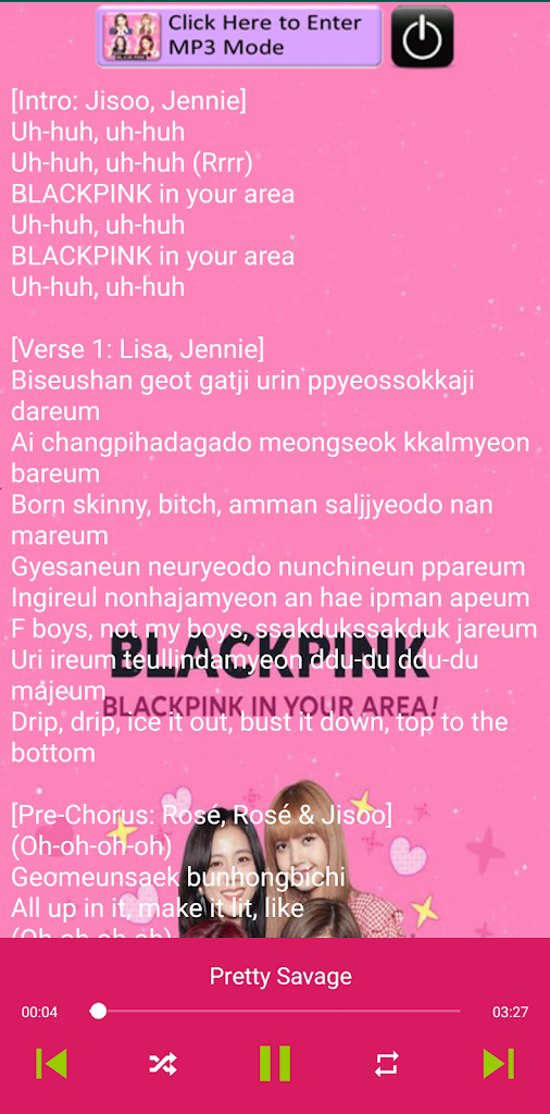 Blackpink Song Screenshot 2