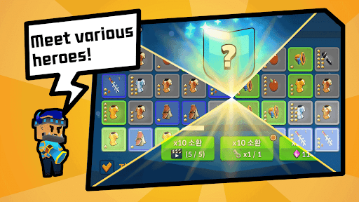 Android application infinityexceed idle RPG screenshort