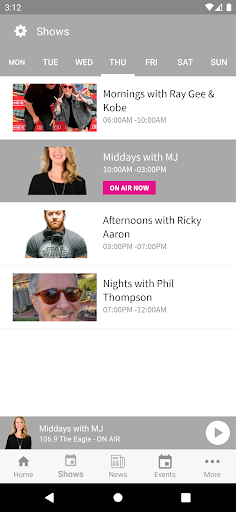 Classic Rock 106.9 Screen 3