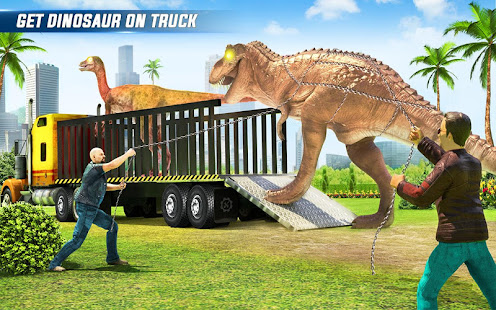 Angry Dino Zoo Transport: Animal Transport Truck 34 Screenshots 9