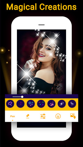 Android application Photo Glitter Sparkle Effects screenshort