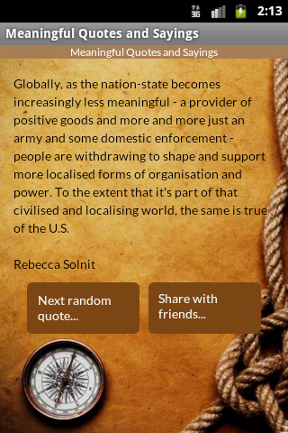 Meaningful Quotes and Sayings Screen 3