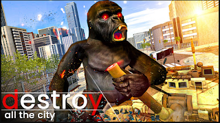 Gorilla Rampage City Attack - Screenshot 2