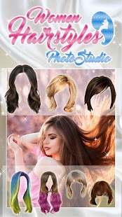 Women HairStyles Photo Editor Screenshot