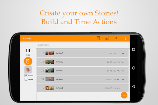 Android application XSheet screenshort