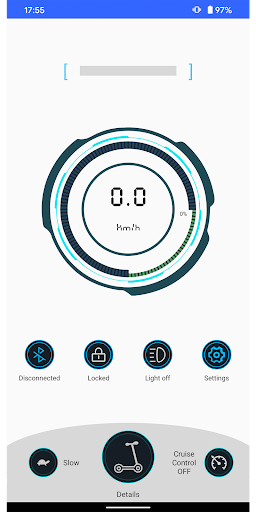 Android application UNISCOOTER screenshort