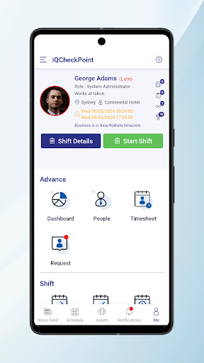 iQCheckPoint: Workforce Roster Screen 3
