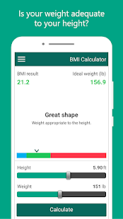 My BMI: Ideal Weight and BMI Calculator
