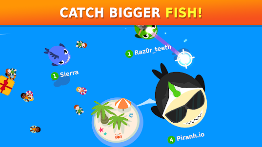 Piranh.io: Fish io game