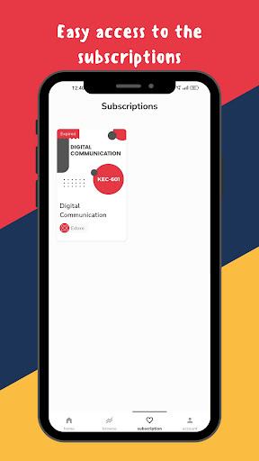 Edoxe: an elearning platform Screen 3