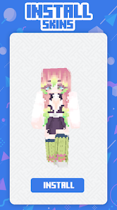 Captura de Pantalla 3 Piel de Asesino de DemoniosMCE android