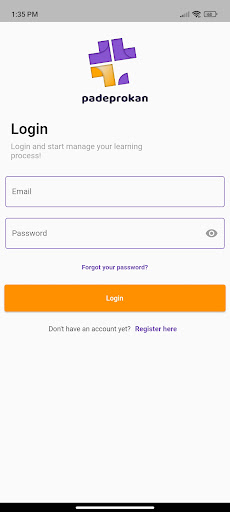 Android application Padeprokan Mobile screenshort