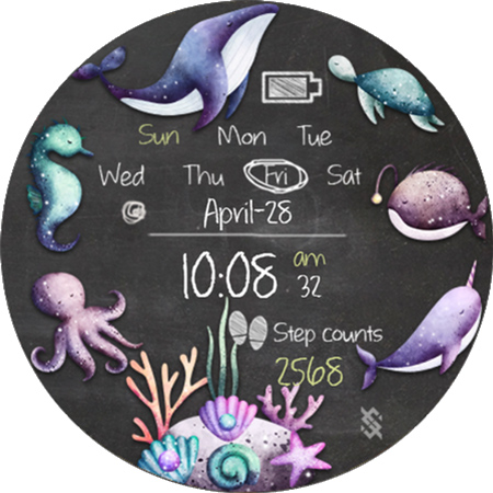 BFF48-Blackboard Art Ocean screenshot 18