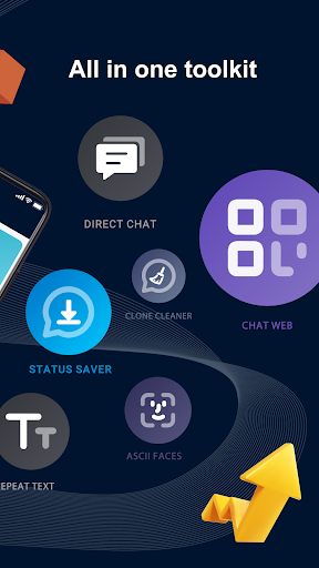 Android application Clone Scan Chat Web screenshort