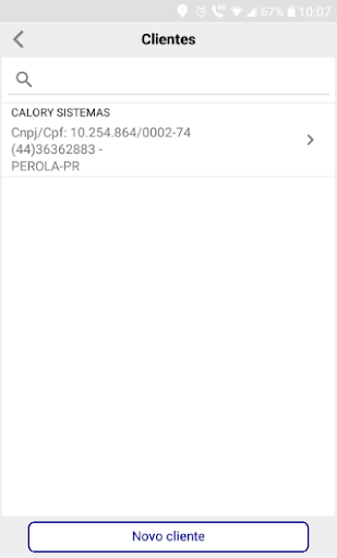 Calory Pedido Screen 3