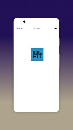 Android application exel fit screenshort
