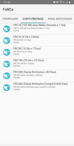 FoRCe Recargas Screen 3