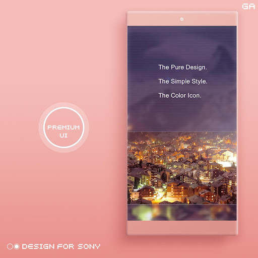 Android application COLOR™ Theme |L Brown - XPERIA screenshort