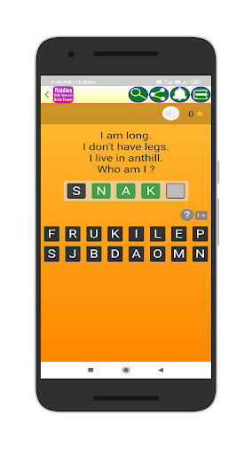 Android application Riddles With Answers - Brain T screenshort
