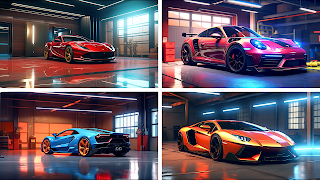 Speed Car racing Simulator 3D - Screenshot 1