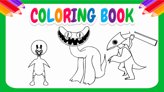 Download do APK de Livro Colorir Rainbow Friends para Android