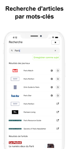 Journaux Français - Actualités Screen 2