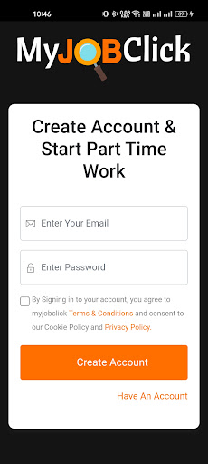 Android application MyJobClick-online work & jobs screenshort