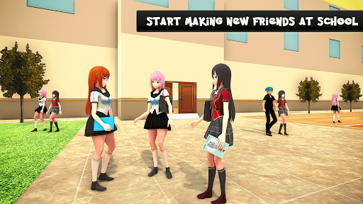 YUMI Girl High School Simulator - Anime Simulator 1.0 screenshots 2