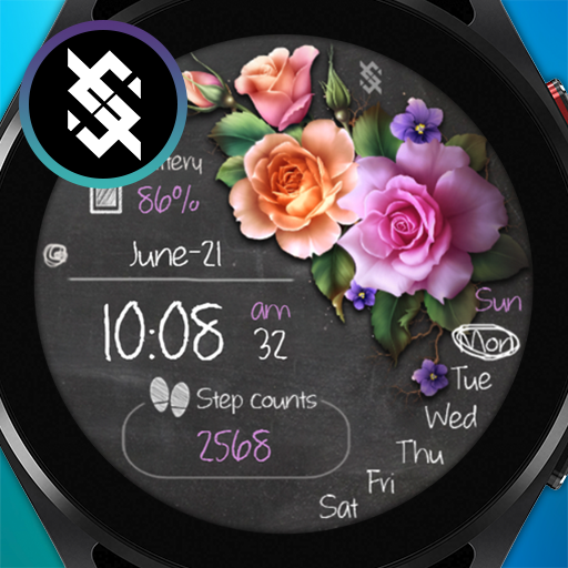 BFF17- Blackboard Art Flower logo