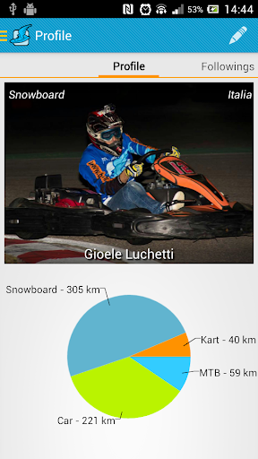 Android application Be Runners - your sport system screenshort