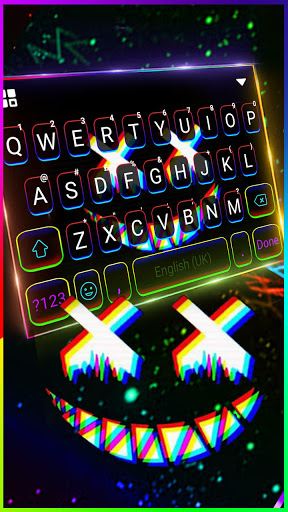 Glitch Mask Keyboard Backgroun Screen 2