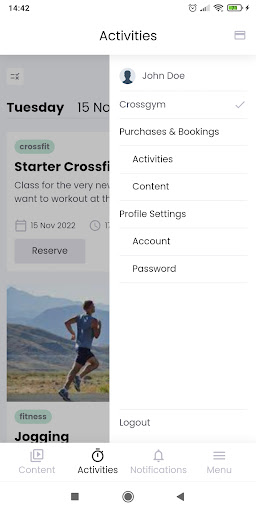 Android application Spream screenshort
