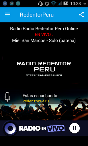 Android application RADIO REDENTOR PERU screenshort