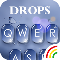 Water Drops Theme - Keyboard Theme